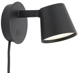 Muuto Tip vägglampa Black 