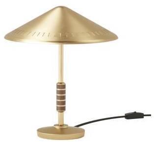 LYFA Governor 250 bordslampa Brass-walnut 