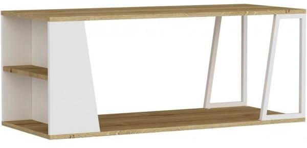 Lissa soffbord 120 x 50 cm - Safir ek/vit 