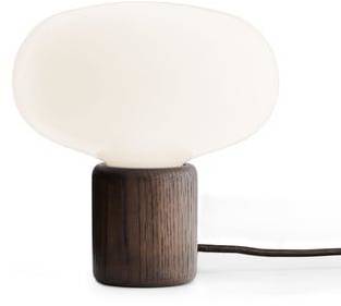 New Works Karl-Johan bordslampa Smoked oak-white opal glass 