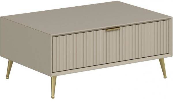 Lux soffbord 90 x 60 cm - Beige 