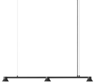 Normann Copenhagen Hat taklampa linear liten Black 