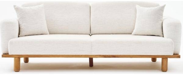 Reims 3-sits soffa - Cream 