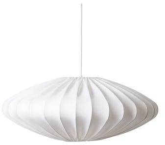 Watt & Veke Ellipse lampskärm 65 cm bomull Vit 