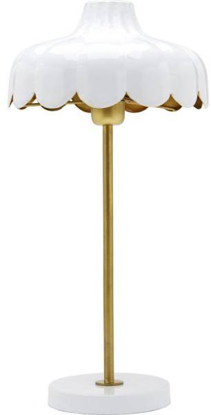 Wells bordslampa - Vit/guld - 50 cm 