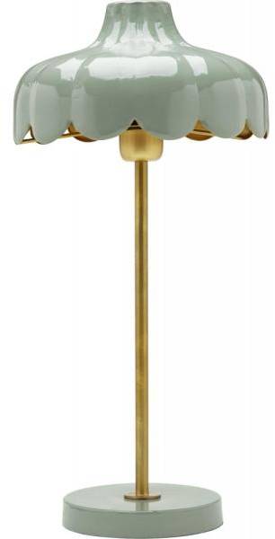 Wells bordslampa - Grön/guld - 50 cm 