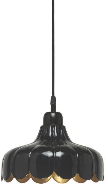 Wells tak/fönsterlampa - Svart/guld - 24 cm 