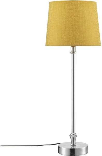 Liam bordslampa - Saffran/krom - 56 cm 