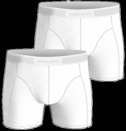 Björn Borg Premium Cotton Stretch Boxer 2-pack Vit, XXL 