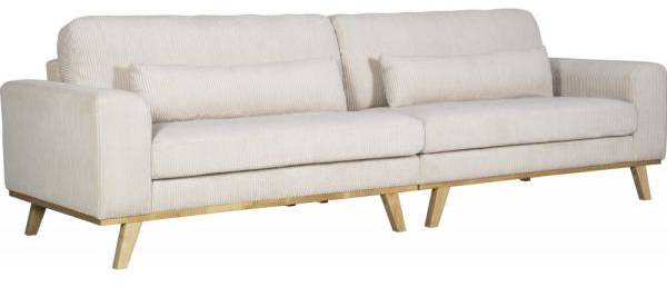 Ranger bred soffa i beige manchester - 280 cm 