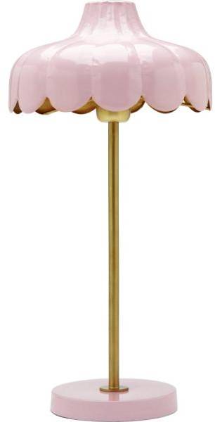 Wells bordslampa - Rosa/guld - 50 cm 