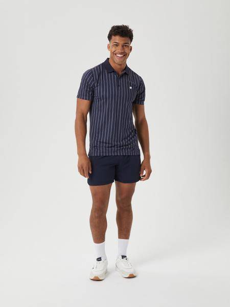 Björn Borg Ace Pinstripe Polo Blå, XXL 