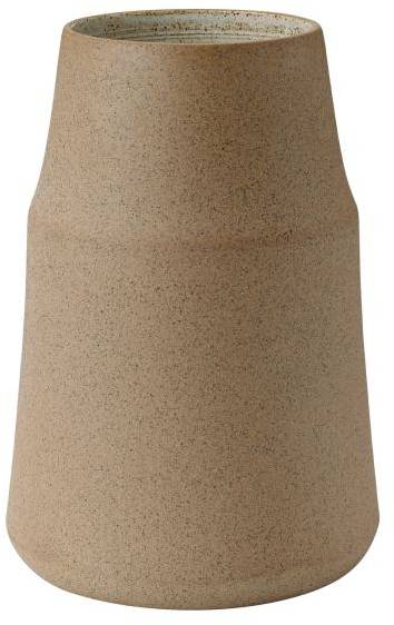 Knabstrup Clay vas 18 cm, warm sand 