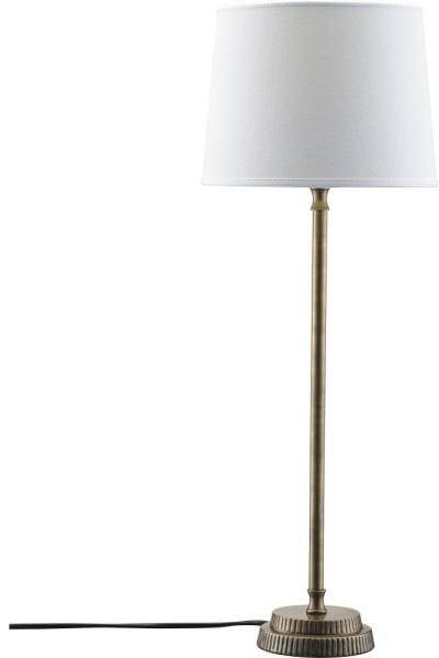 Kent bordslampa - Vit/mässing - 59 cm 