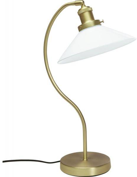 Axel bordslampa - Opalglas/mässing - 25 cm 