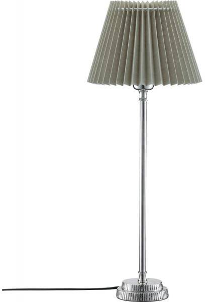 Kent bordslampa - Beige/krom - 58 cm 