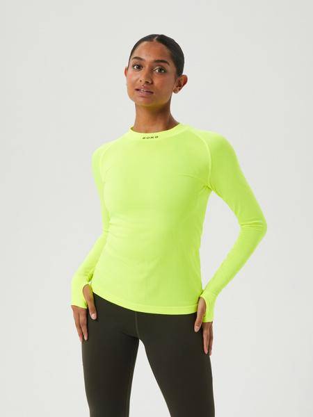 Björn Borg Borg Running Seamless Mock Neck Gul, SM 