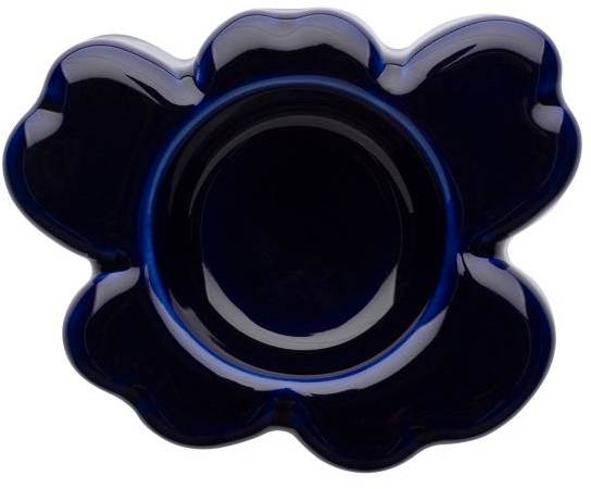 Marimekko Unikko Shape värmeljushållare 10x3 cm, cobalt 