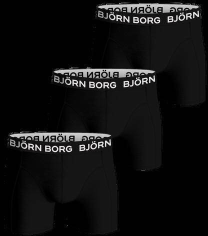 Björn Borg Bamboo Cotton Blend Boxer 3-pack Svart, XXL 