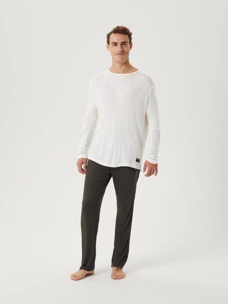Björn Borg Core Bamboo Pyjama Long Sleeve T-shirt Vit, M 