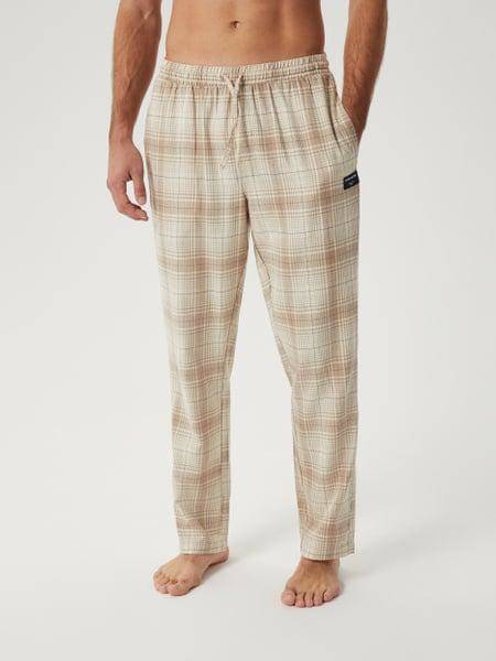 Björn Borg Core Flannel Pyjama Pants Beige, XXL 