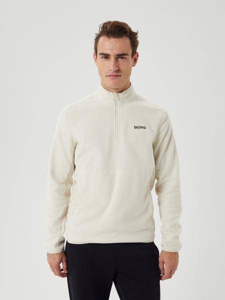 Björn Borg Borg Half Zip Fleece Vit, XXL 