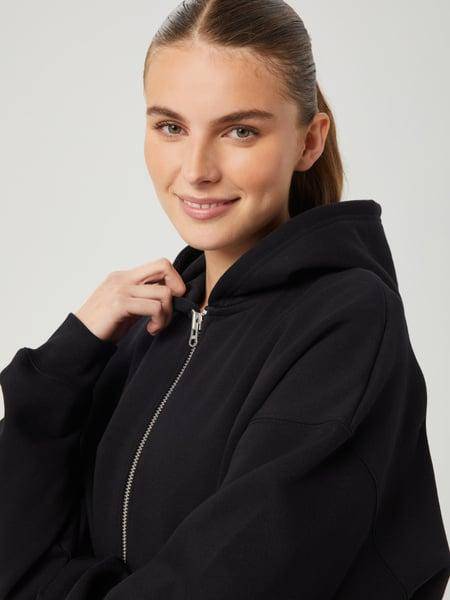 Björn Borg Studio Oversized Zip Hoodie Svart, XXL 