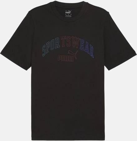 Ess+ Logo Lab Gradient Tee, Puma Black, 2xl,  T-Shirts 