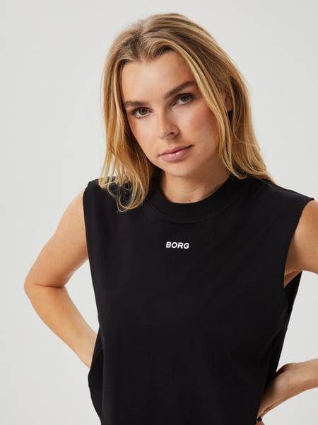 Björn Borg Borg Cropped Tank Svart, XXL 