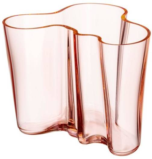 Iittala Alvar Aalto Collection vas 160 mm, laxrosa 