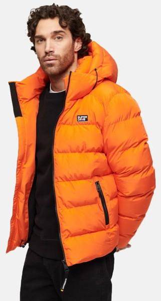 Hooded Sports Puffer Jacket 