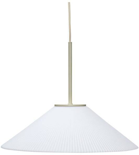 Hübsch Solid taklampa 44 cm, sand/vit 