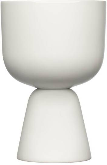 Iittala Nappula kruka 19 x 12,5 cm, vit 