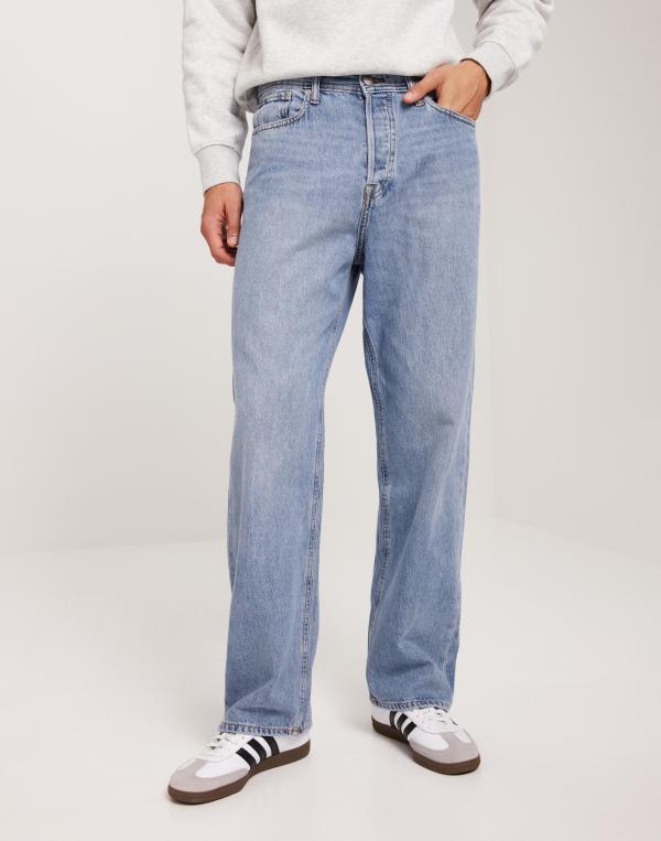 Jack & Jones Jjialex Jjoriginal Am 337 Noos Straight jeans Blå 