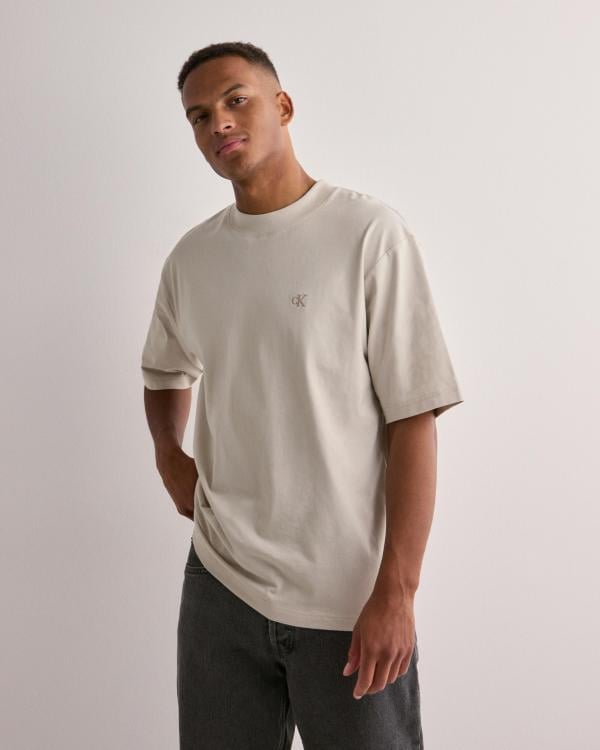 Calvin Klein Jeans Heavy Relaxed Tee Oversized t-shirts Vit 