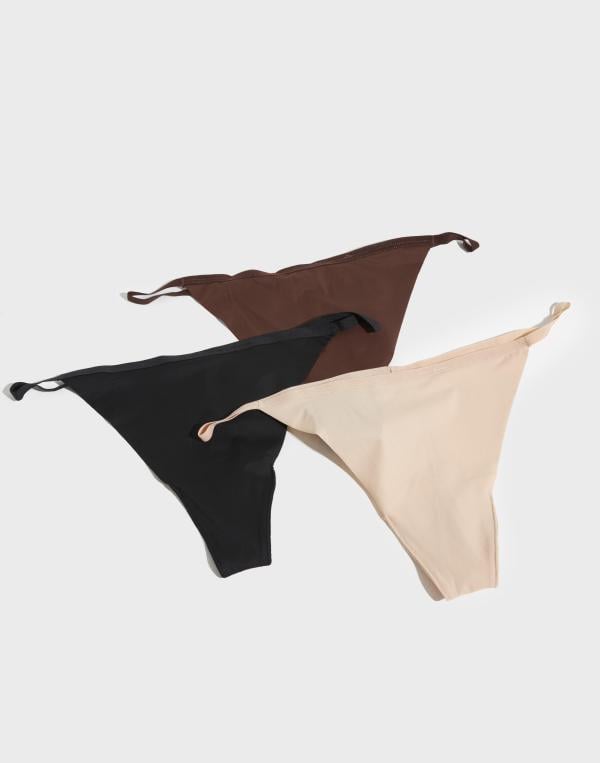 Hunkemöller - Beige - 3-Pack String 