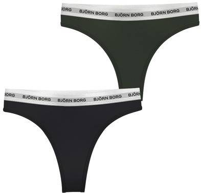 Björn Borg Core Logo Thong 2-pack Multi, XXL 