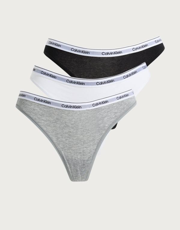 Calvin Klein Underwear - Multi/Mönstrad - Thong 3PK 