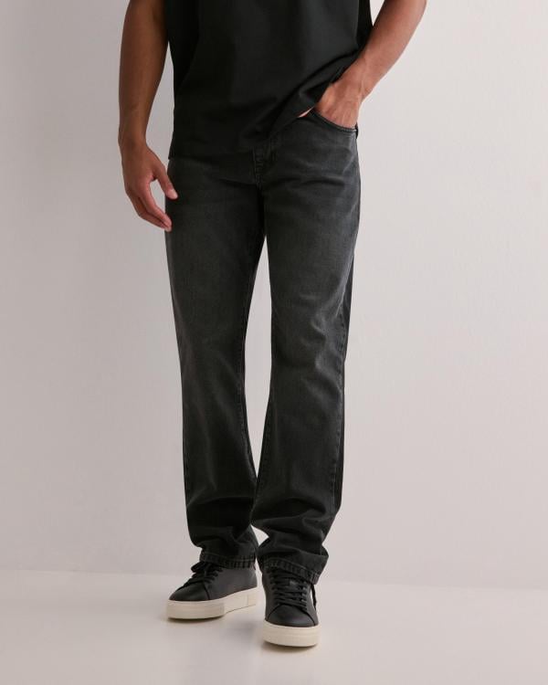 Woodbird WBJay Washed Black jeans Jeans Svart 