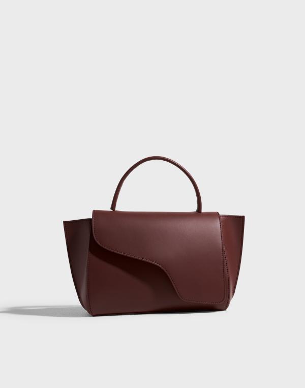 ATP ATELIER - Röd - Arezzo Leather Handbag 