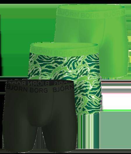 Björn Borg Sports Boxer 3-pack Grön, XXL 