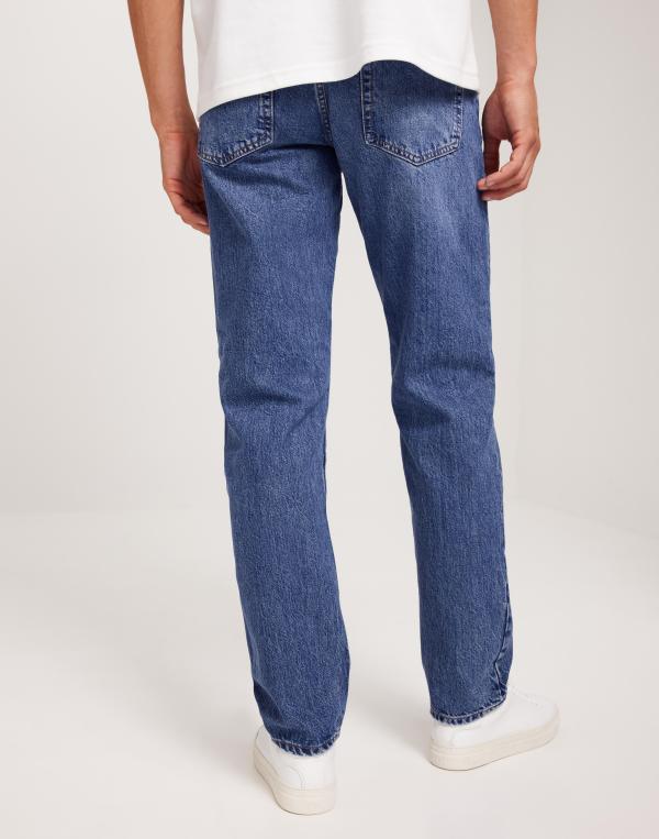 Only & Sons Onsedge Straight Bromo 0017 Dot Dnm Slim fit jeans Blå 