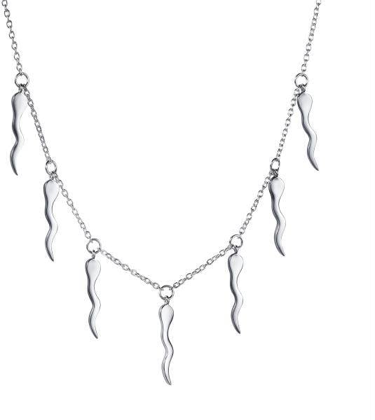 Efva Attling Swimmers Necklace 40/42/45 CM - SILVER 