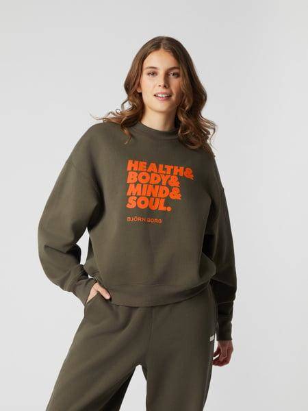 Björn Borg Studio Oversized Crew Brun, XXL 