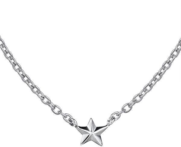 Efva Attling Micro Catch A Falling Star Necklace 40/42/45 CM - SILVER 