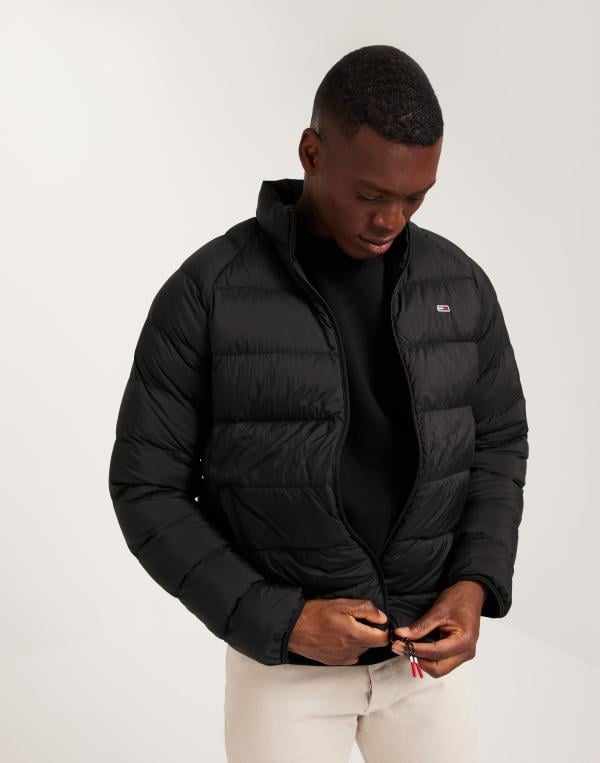 Tommy Jeans Tjm Light Down Jacket Dunjackor Svart 