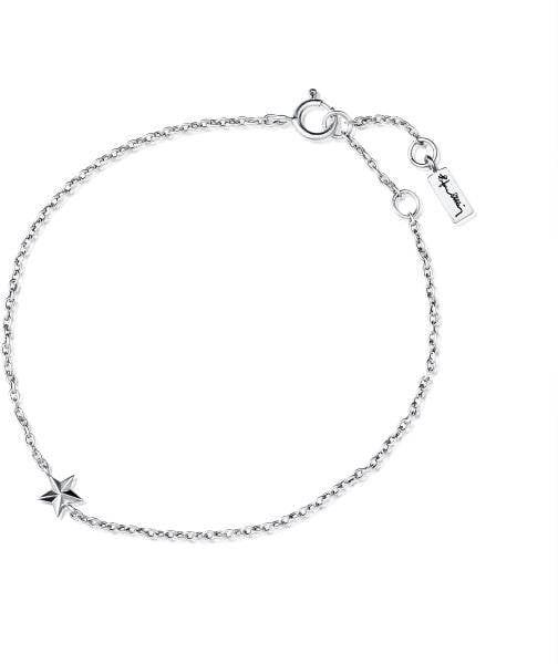 Efva Attling Micro Catch A Falling Star Bracelet 16/17.5/19 CM - SILVER 