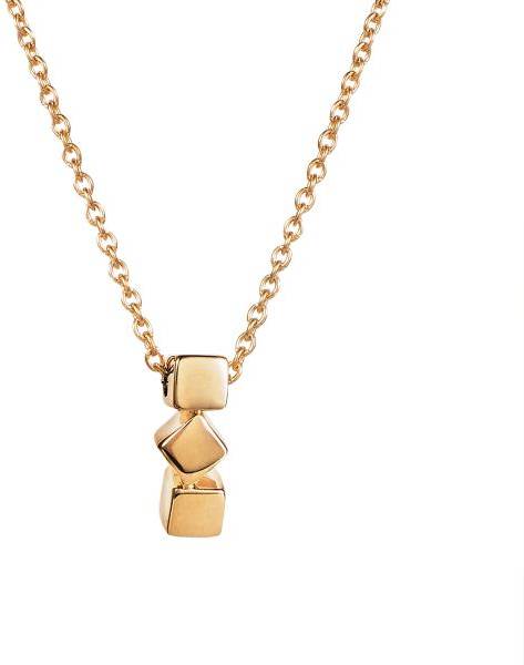 Efva Attling Dice Necklace 40/42/45 CM - GULD 