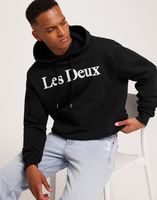 Les Deux Charles hoodie Hoodies Svart 