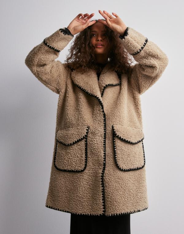 Object Collectors Item - Beige - Objshiren Coat 130 